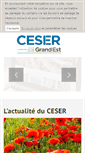 Mobile Screenshot of ceser-champagne-ardenne.fr