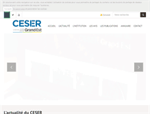 Tablet Screenshot of ceser-champagne-ardenne.fr